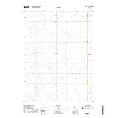 2020 Map of Mosby Well, 2020 Print