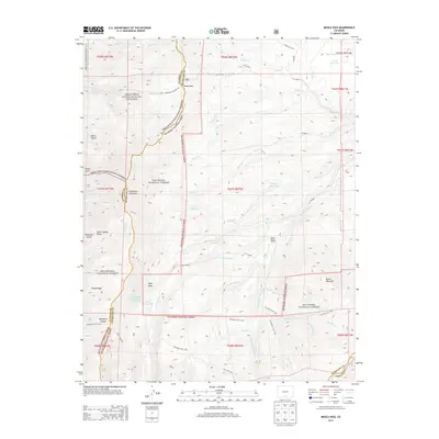 2013 Map of Mosca Pass, 2013 Print