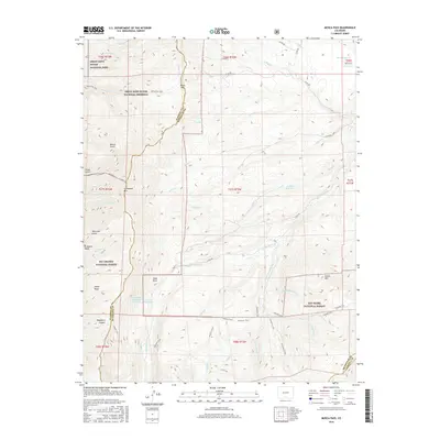2016 Map of Mosca Pass, 2016 Print