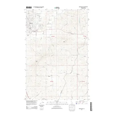 2013 Map of Moscow East, 2013 Print