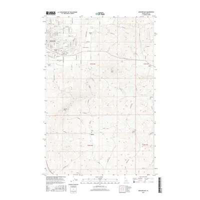 2017 Map of Moscow East, 2017 Print