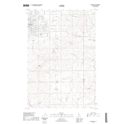2020 Map of Moscow East, 2020 Print
