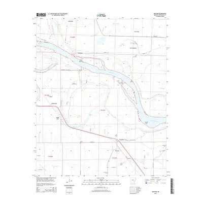 2014 Map of Moscow, 2014 Print