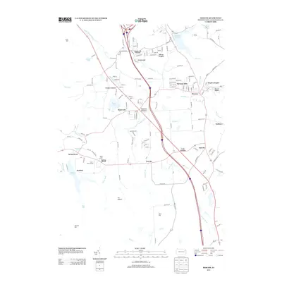 2013 Map of Moscow, 2013 Print