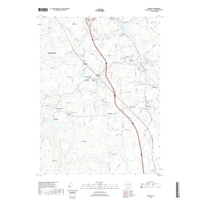 2019 Map of Moscow, 2019 Print