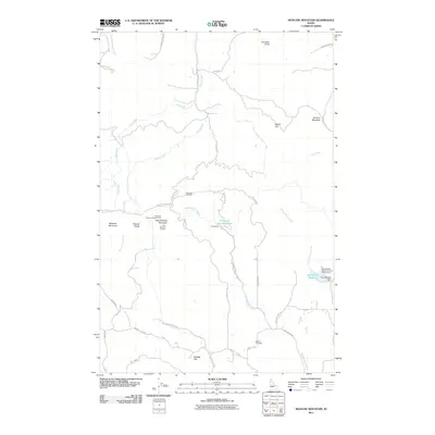 2011 Map of Moscow Mountain, 2011 Print