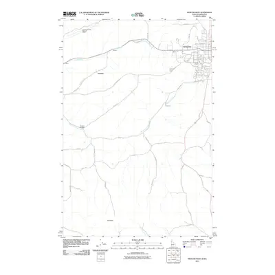 2011 Map of Moscow West, 2011 Print