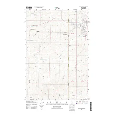 2013 Map of Moscow West, 2013 Print