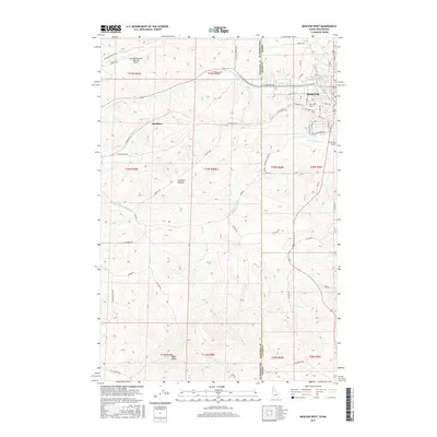 2017 Map of Moscow West, 2017 Print