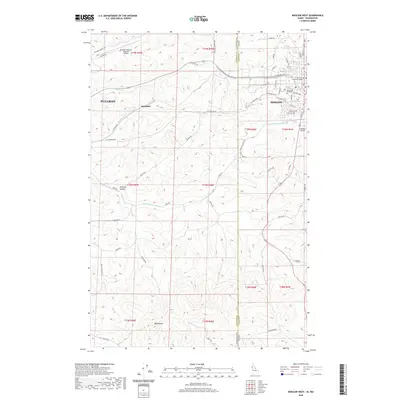 2020 Map of Moscow West, 2020 Print