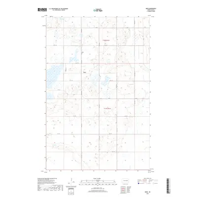 2017 Map of Mose, 2017 Print