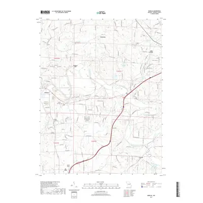 2017 Map of Moselle, 2017 Print