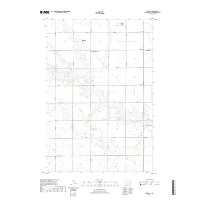 2018 Map of Moselle, 2018 Print