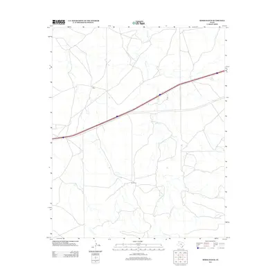 2012 Map of Moser Ranch, 2012 Print