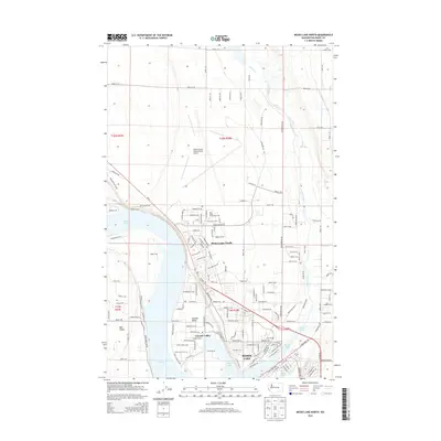2014 Map of Moses Lake North, 2014 Print