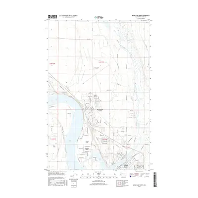 2017 Map of Moses Lake North, 2017 Print
