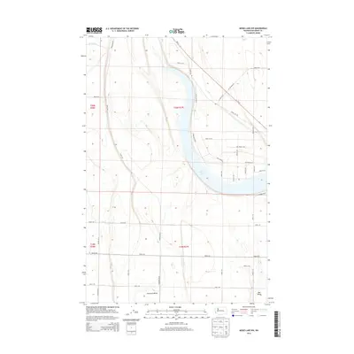2014 Map of Moses Lake NW, 2014 Print