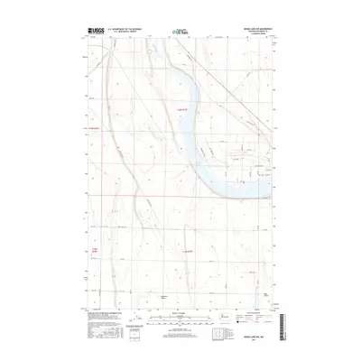 2017 Map of Moses Lake NW, 2017 Print