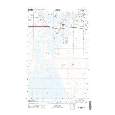 2014 Map of Moses Lake South, 2014 Print