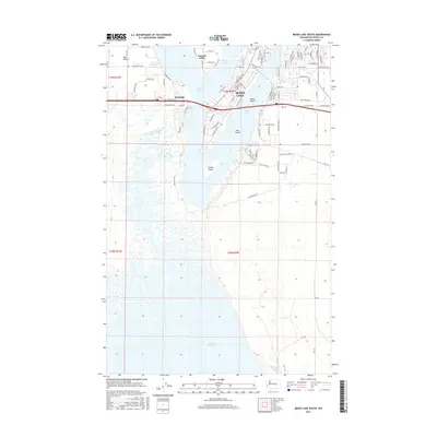 2017 Map of Moses Lake South, 2017 Print