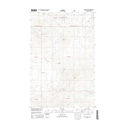 2014 Map of Moses Meadows, 2014 Print
