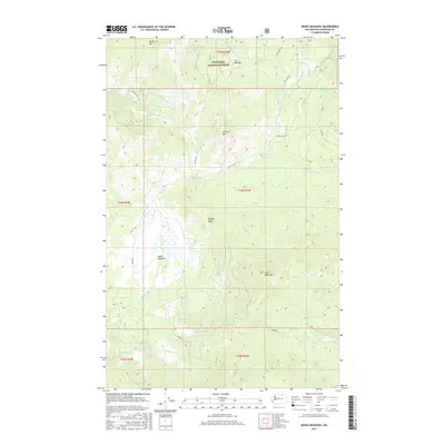 2017 Map of Moses Meadows, 2017 Print