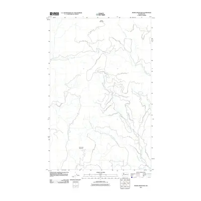 2011 Map of Moses Mountain, 2011 Print