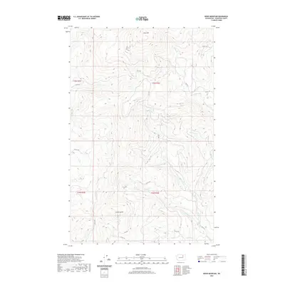 2020 Map of Moses Mountain, 2020 Print