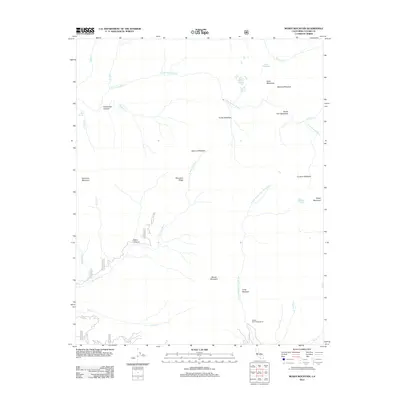 2012 Map of Moses Mountain, 2012 Print