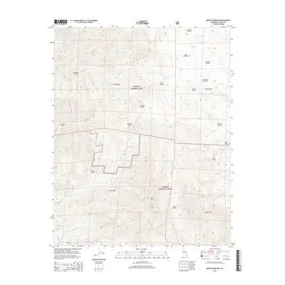 2015 Map of Moses Mountain, 2015 Print