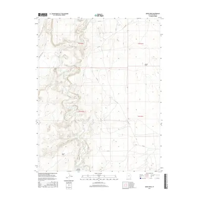 2017 Map of Moses Rock, 2017 Print