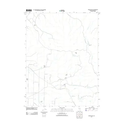 2011 Map of Moses Rock, 2011 Print