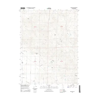 2014 Map of Moses Rock, 2014 Print