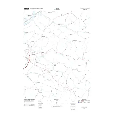 2013 Map of Mosgrove, 2013 Print