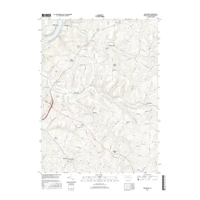 2016 Map of Mosgrove, 2016 Print