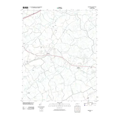 2010 Map of Mosheim, 2010 Print
