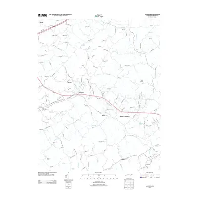 2013 Map of Mosheim, 2013 Print