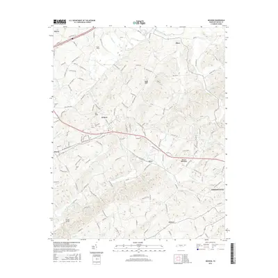 2016 Map of Mosheim, 2016 Print
