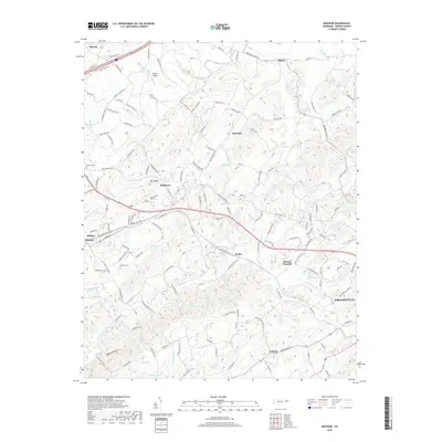 2019 Map of Mosheim, 2019 Print