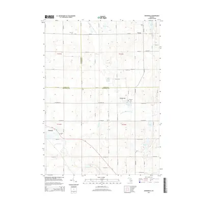 2014 Map of Mosherville, 2014 Print