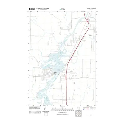 2010 Map of Mosinee, 2010 Print