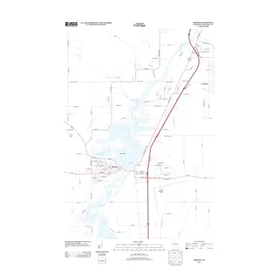 2013 Map of Mosinee, 2013 Print