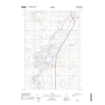 2018 Map of Mosinee, 2018 Print