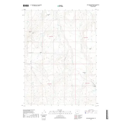 2017 Map of Moslander Reservoir, 2017 Print