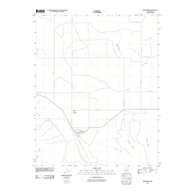 2010 Map of Mosquero, 2010 Print