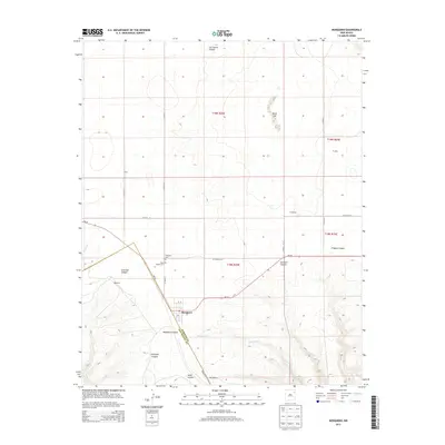 2013 Map of Mosquero, 2013 Print