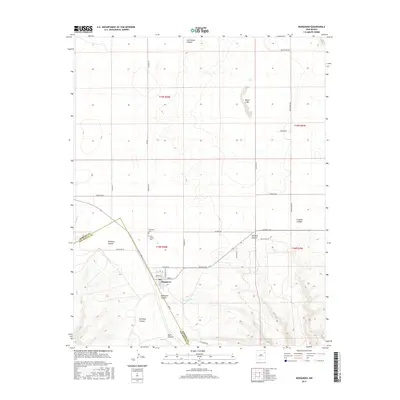 2017 Map of Mosquero, 2017 Print
