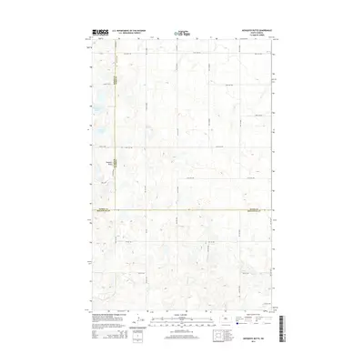 2014 Map of Mosquito Butte, 2014 Print