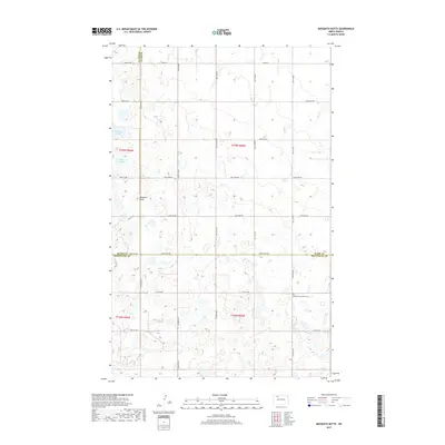 2017 Map of Mosquito Butte, 2017 Print