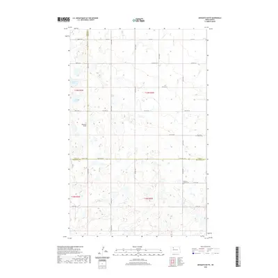 2020 Map of Mosquito Butte, 2020 Print